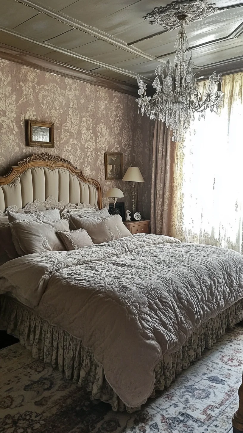 Embrace Elegant Vintage Charm with Romantic Bedroom Décor