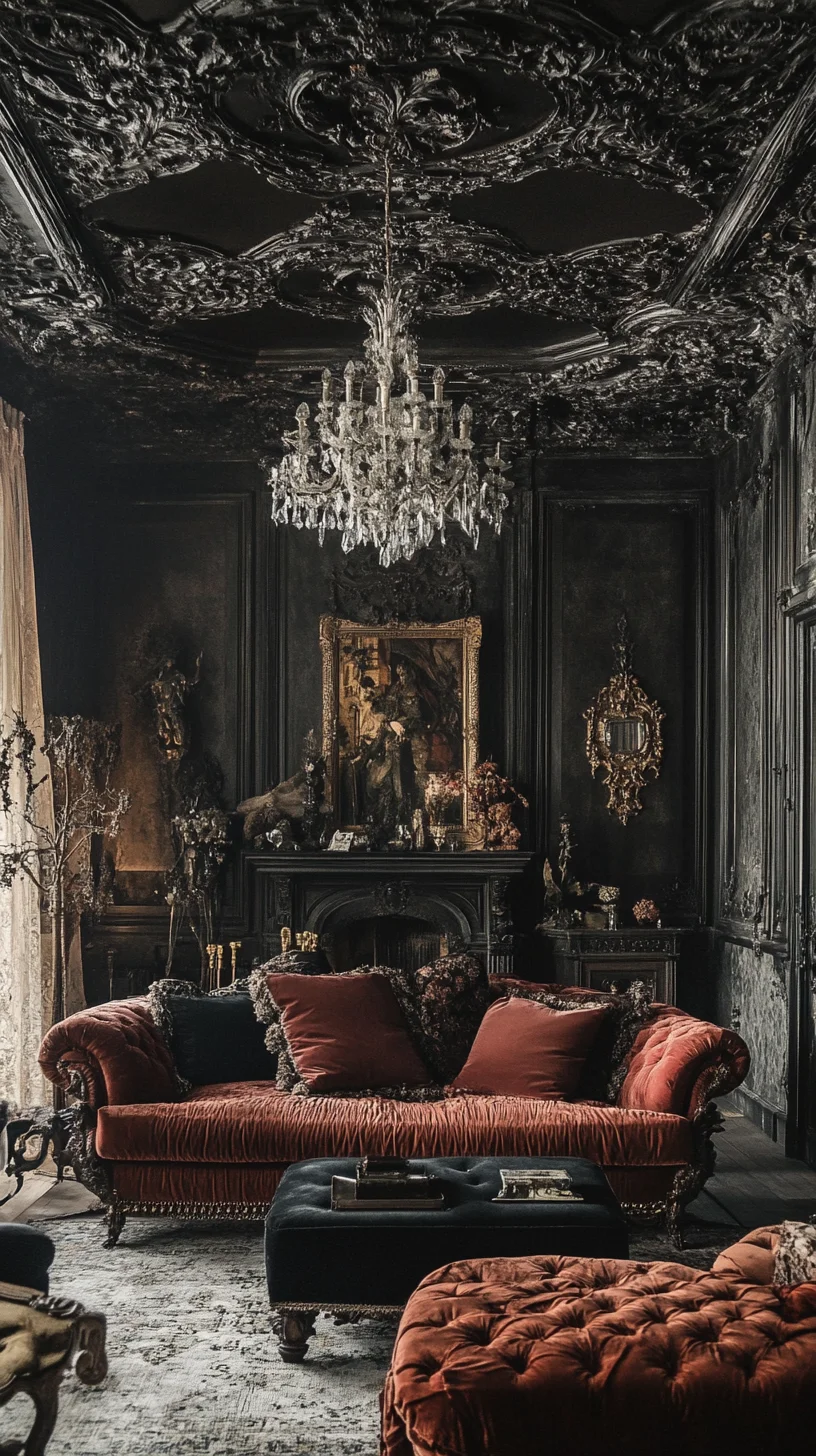 Embrace Gothic Elegance: Transform Your Space with Dark Luxe Décor