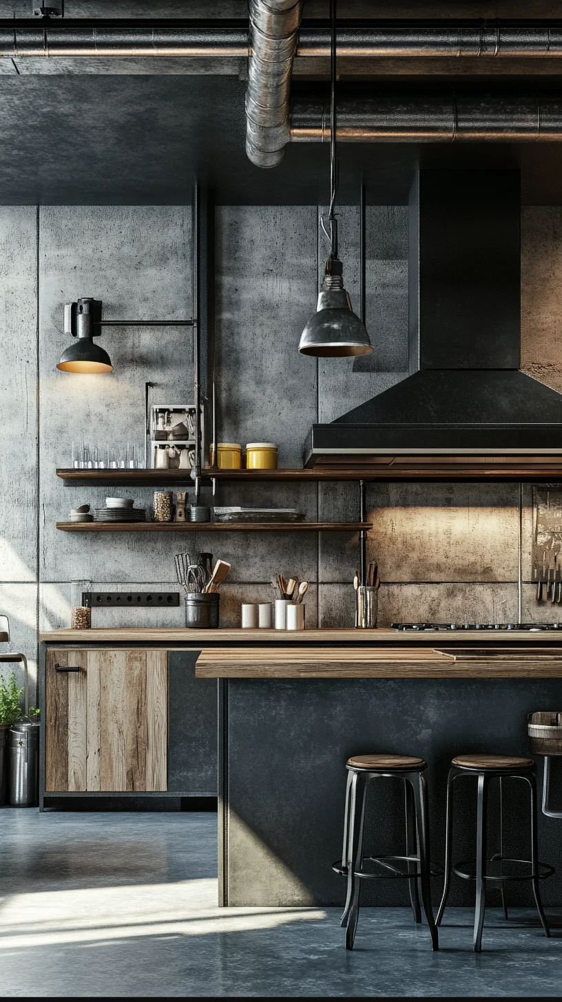 Embrace Industrial Elegance: Transform Your Kitchen with Modern Rustic Vibes