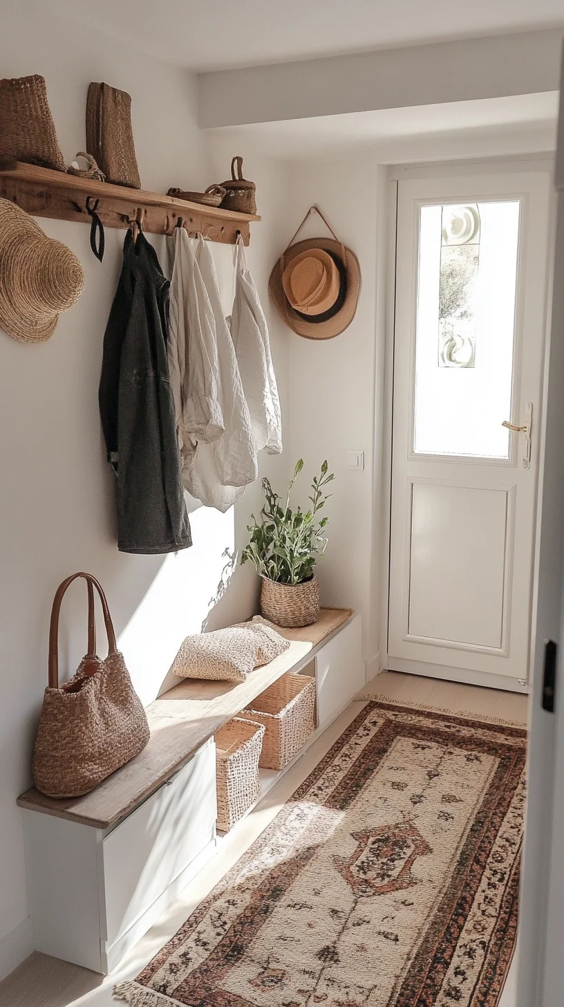 Embrace Minimalism: A Chic and Cozy Entryway Style