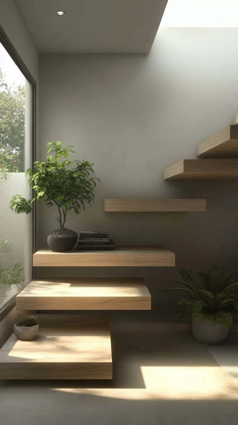 Embrace Minimalism: Floating Shelves for a Chic and Airy Space