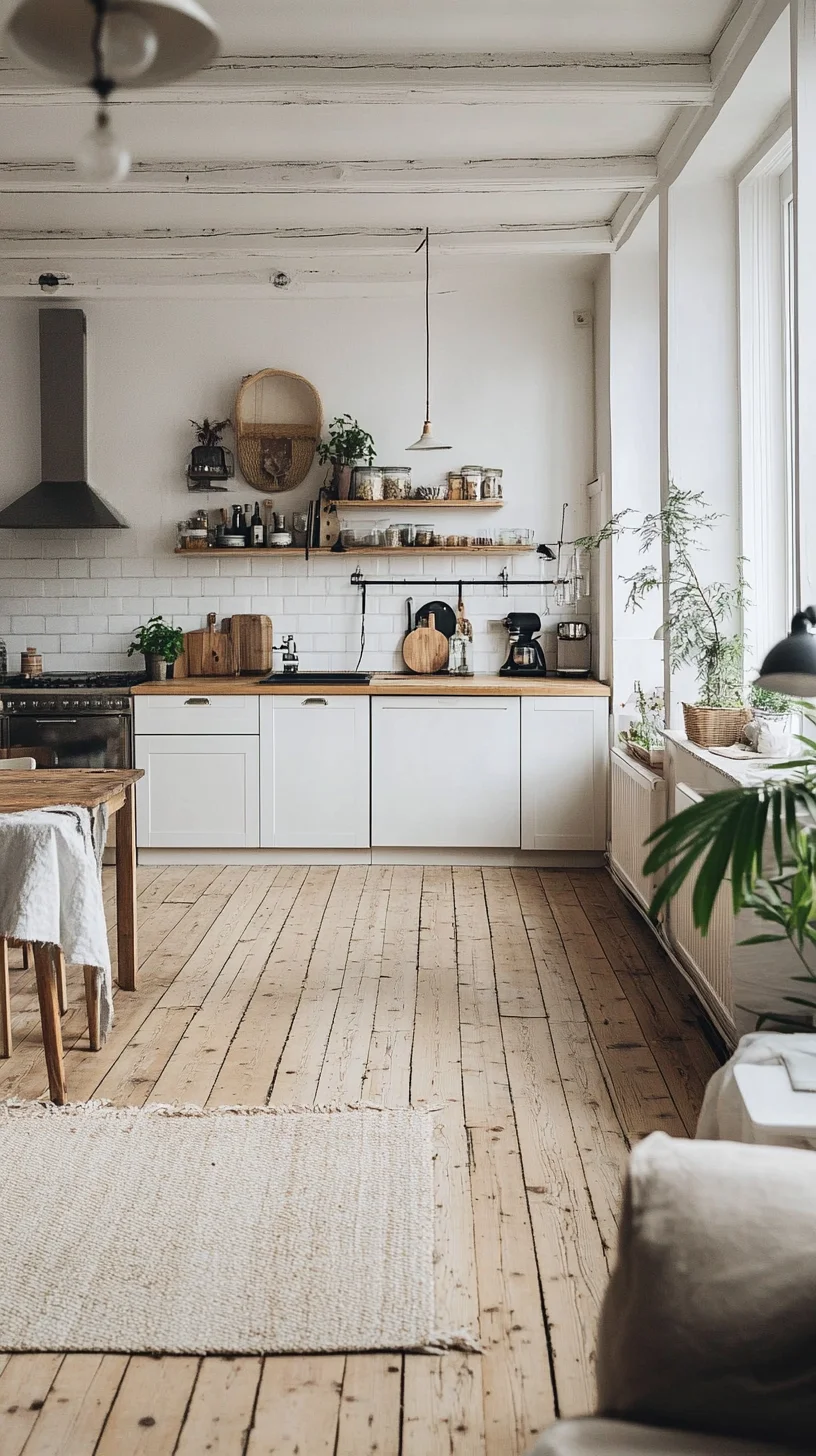 Embrace Minimalist Chic: The Beauty of a Bright and Airy Kitchen Space