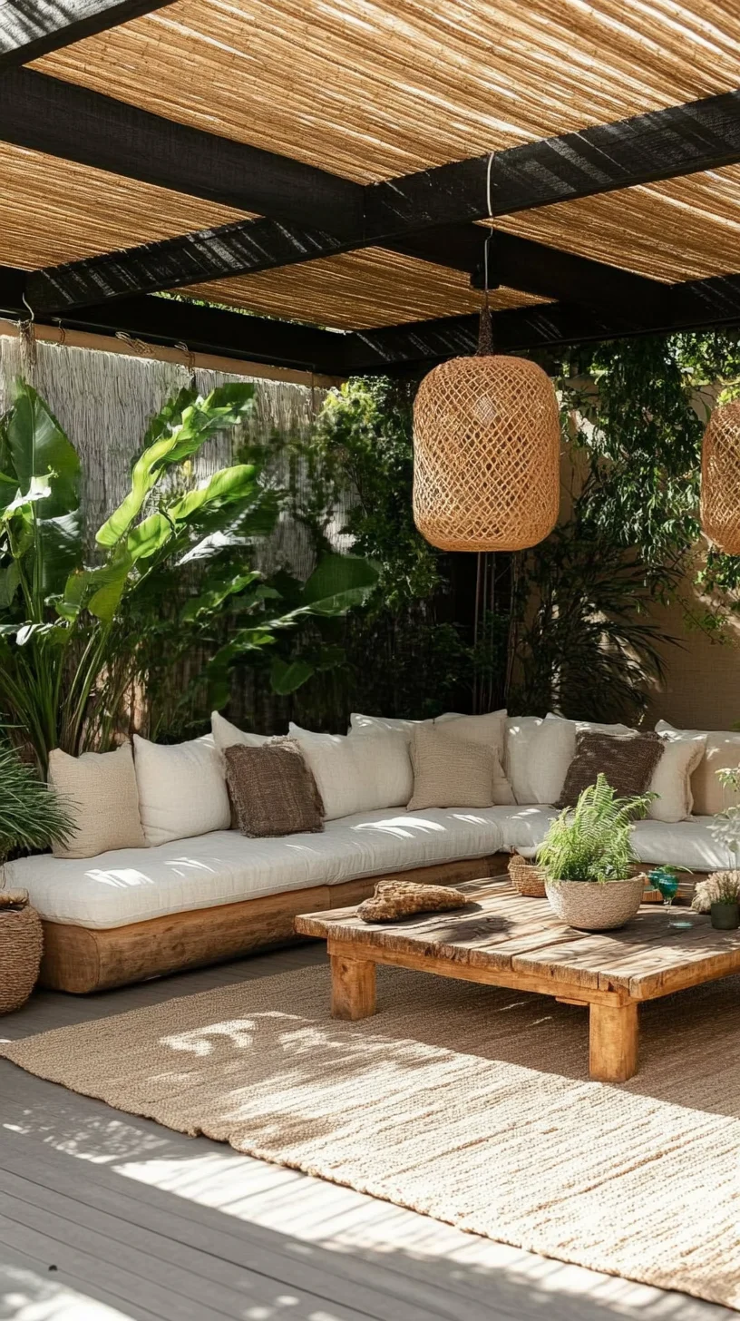 Embrace Nature: Create a Cozy Outdoor Oasis with Boho-Chic Style