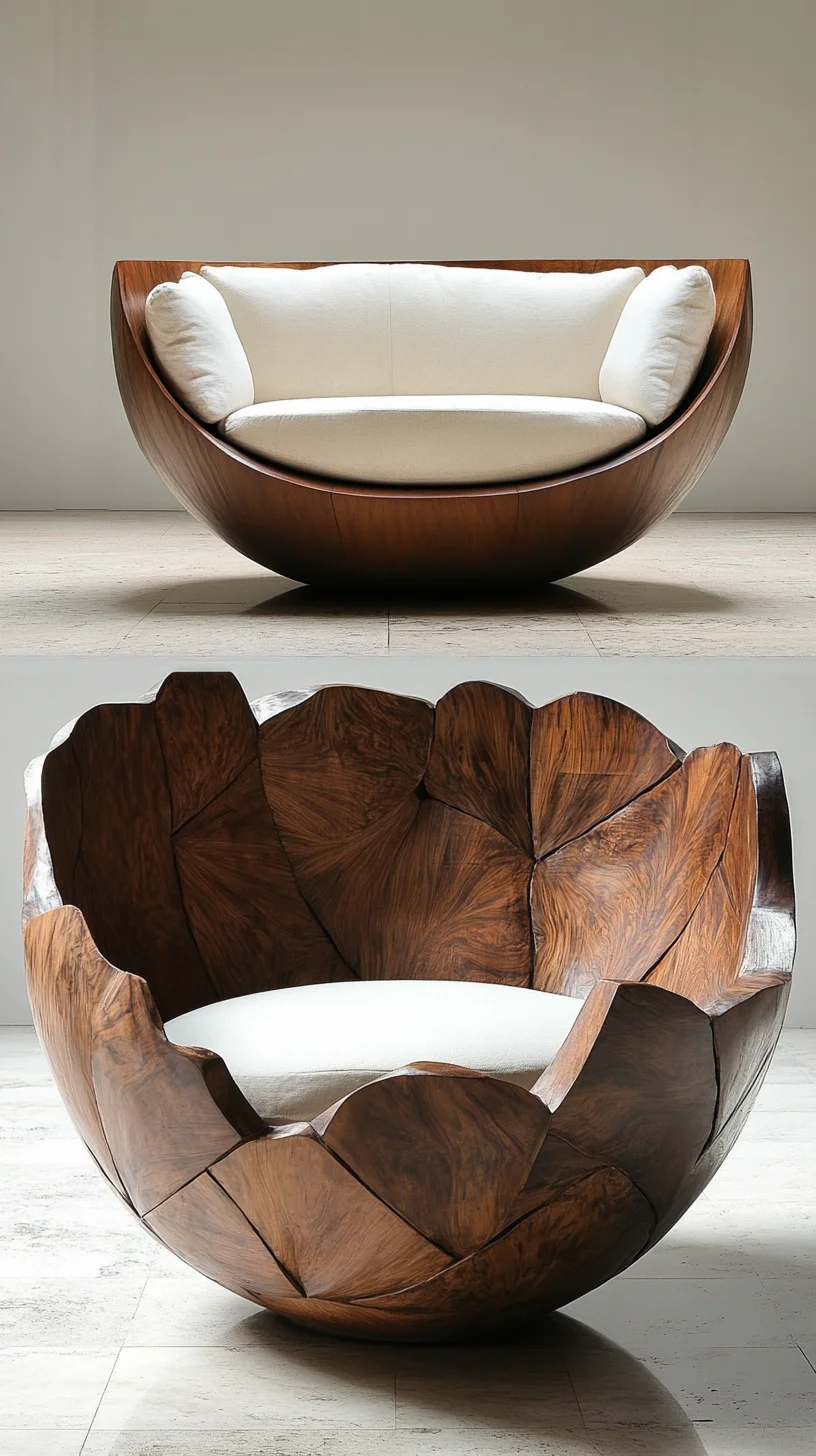 Embrace Nature: The Organic Elegance of the Sculptural Bowl Chair