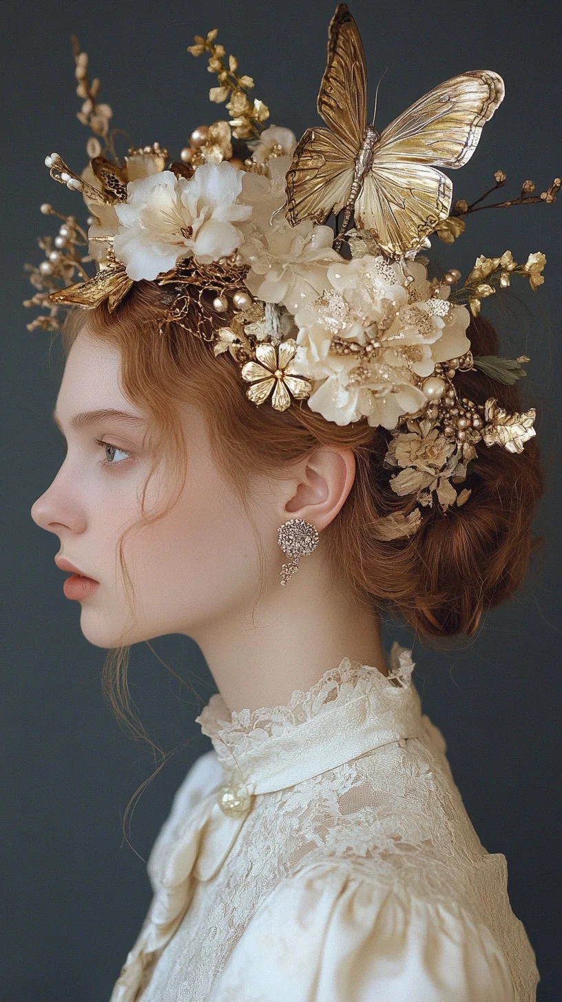 Embrace Nature with Enchanting Floral Crown Hairstyles