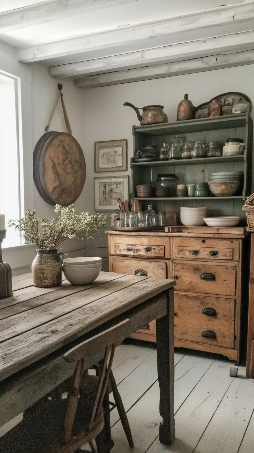 Embrace Rustic Charm: A Cozy Scandinavian-Inspired Kitchen Nook