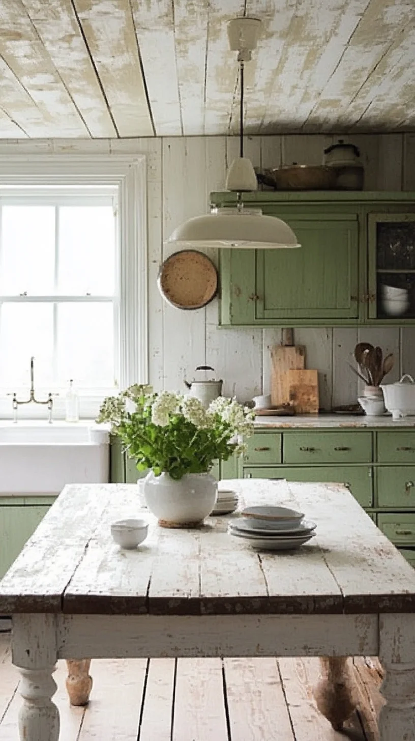 Embrace Rustic Charm with a Vintage Farmhouse Kitchen Aesthetic