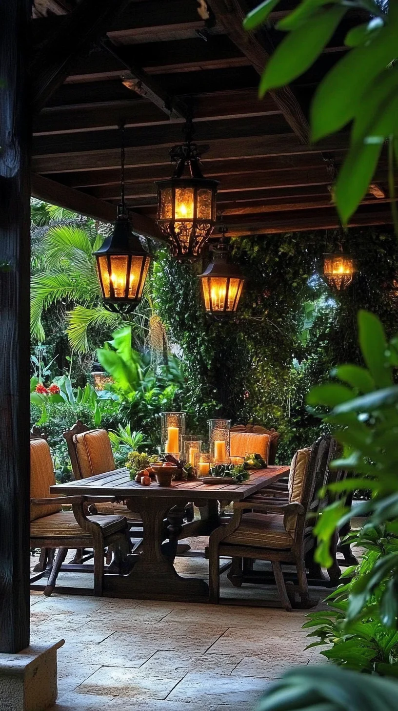 Embrace Rustic Elegance: Create a Cozy Outdoor Dining Oasis