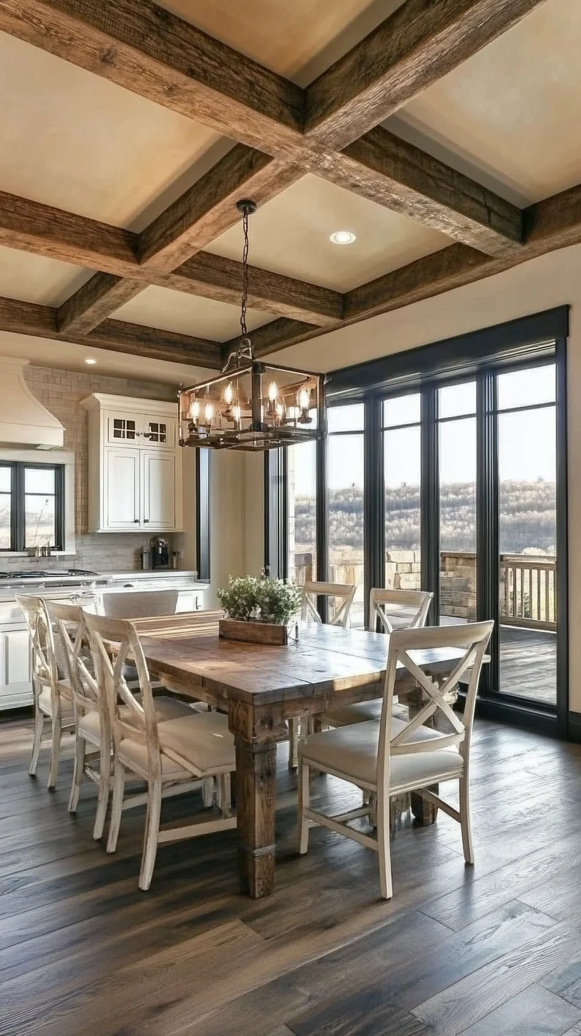 Embrace Rustic Elegance: Discover the Allure of a Farmhouse-Style Dining Space