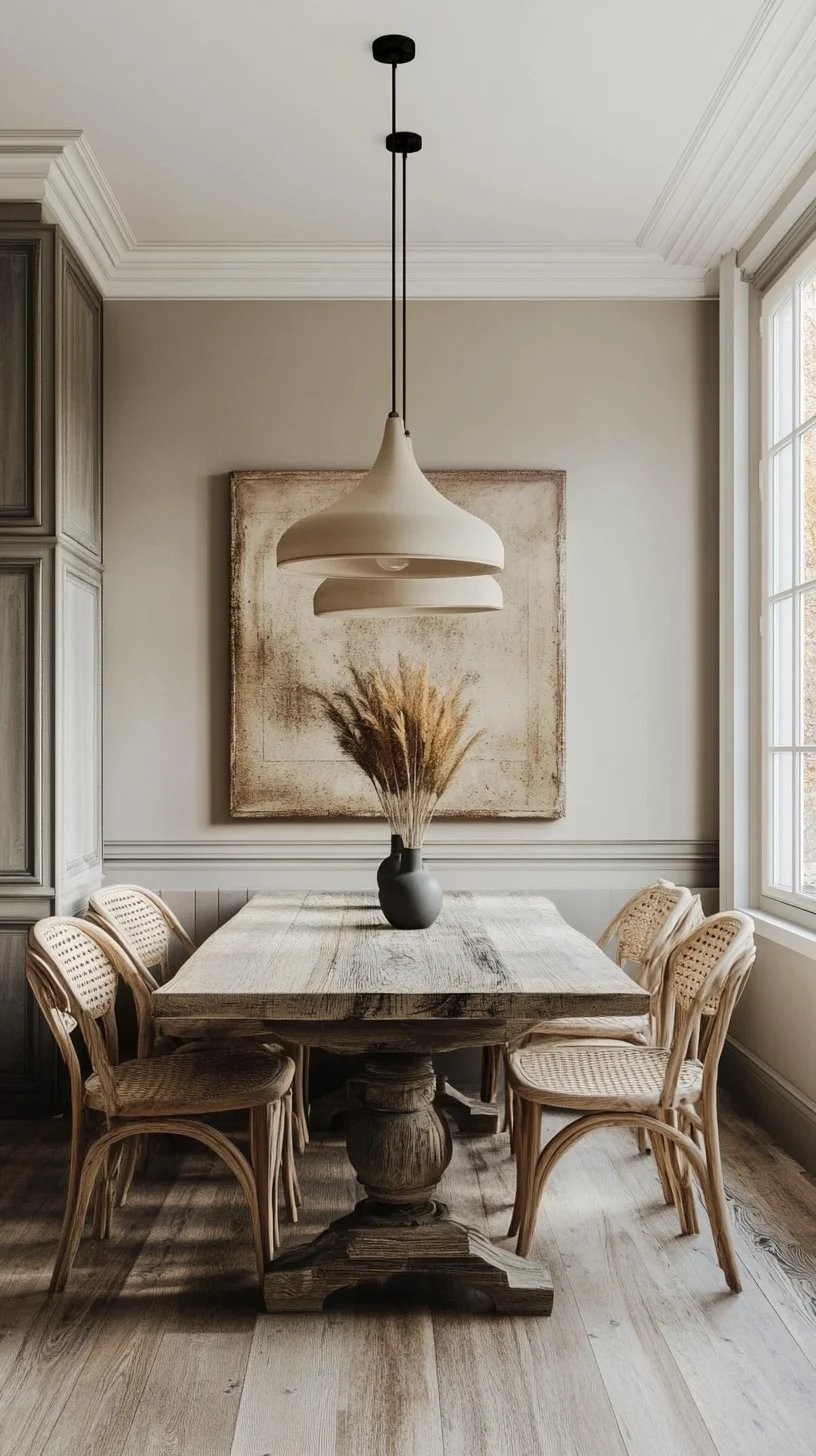 Embrace Rustic Elegance: Transform Your Dining Space with Timeless Charm