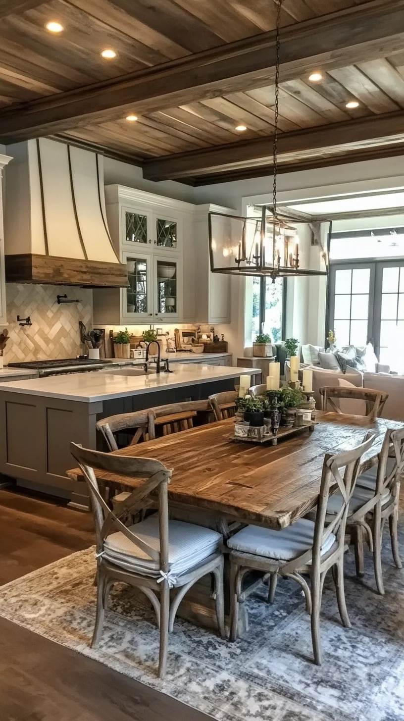 Embrace Rustic Elegance: Transform Your Kitchen into a Cozy Gathering Space