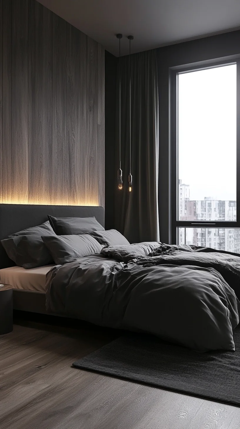 Embrace Serenity: Chic Monochrome Bedroom for Modern Minimalists