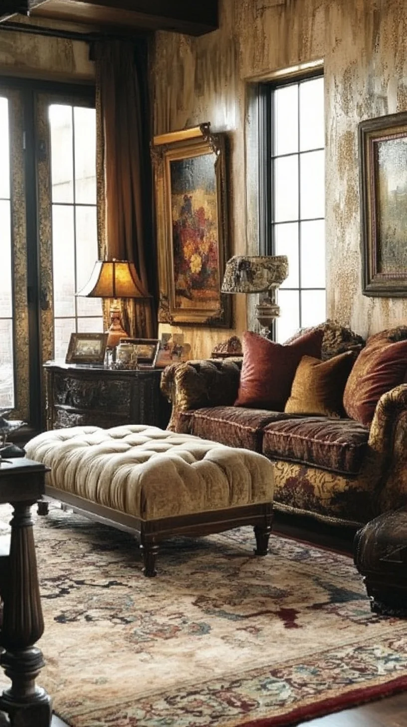 Embrace Timeless Elegance: A Luxurious Vintage Living Room Retreat