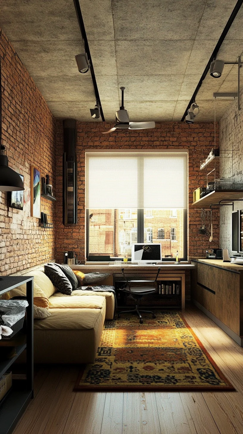 Embrace Urban Chic: A Stylish Blend of Industrial and Cozy Living