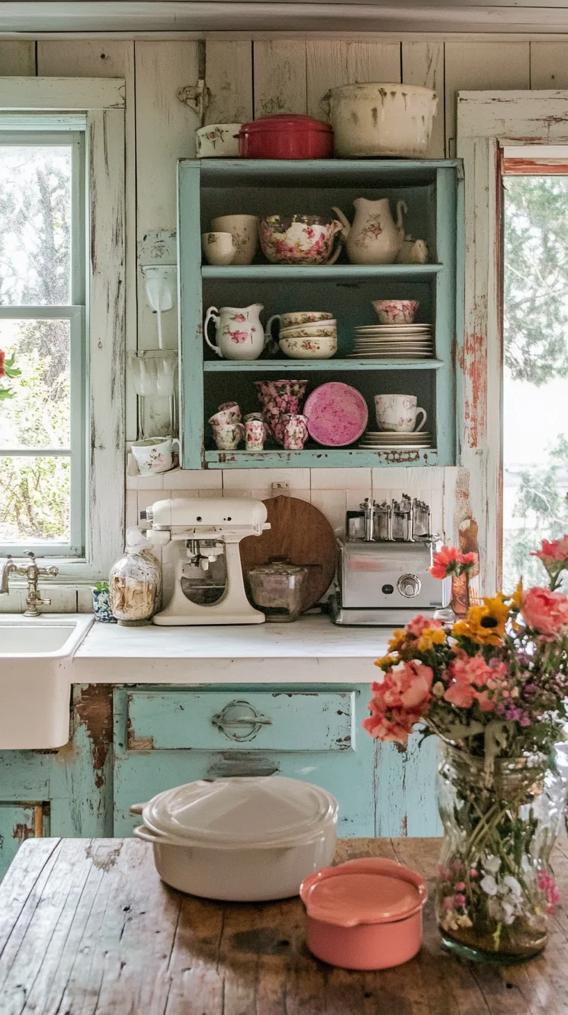 Embrace Vintage Charm: A Cozy Cottage Kitchen Aesthetic