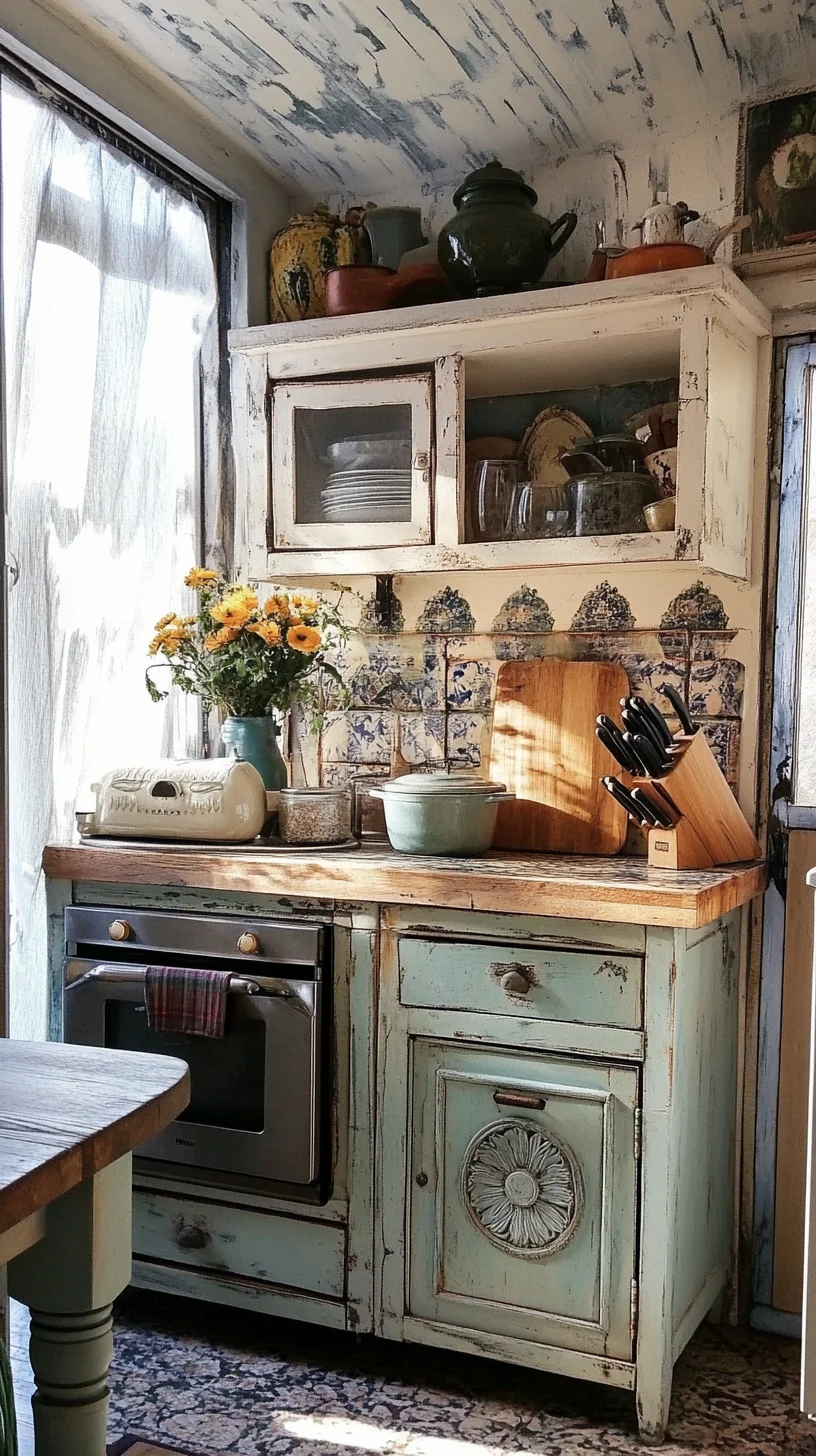 Embrace Vintage Charm: A Cozy Countryside Kitchen Aesthetic