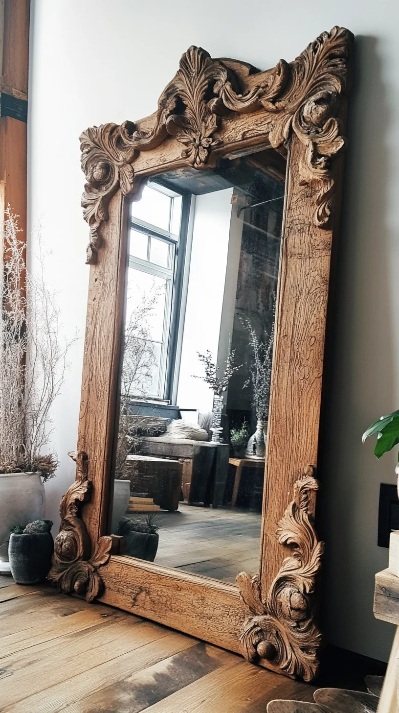 Embrace Vintage Charm with an Ornate Framed Mirror