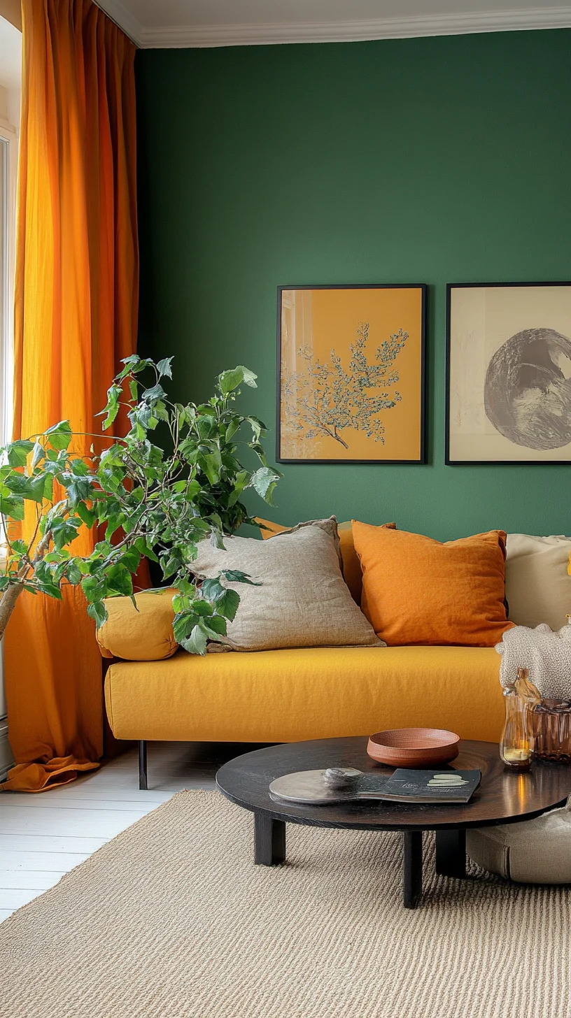 Embrace Warmth: Create a Cozy Oasis with Earthy Tones and Lush Greenery