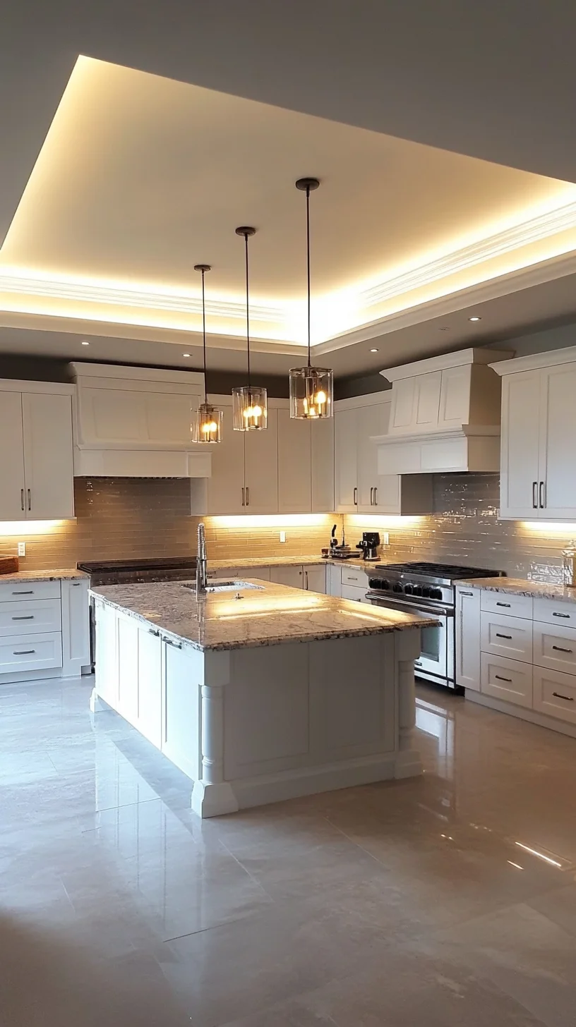 Illuminate Your Culinary Space: Stylish Kitchen Design with Elegant Lighting