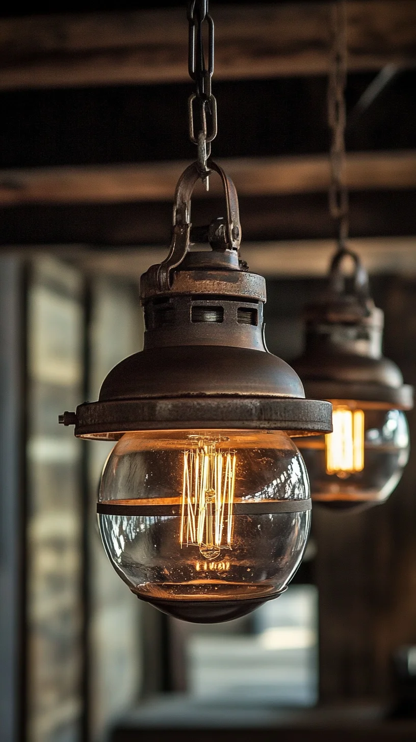 Illuminate Your Space: Embrace Rustic Chic with Vintage Pendant Lighting