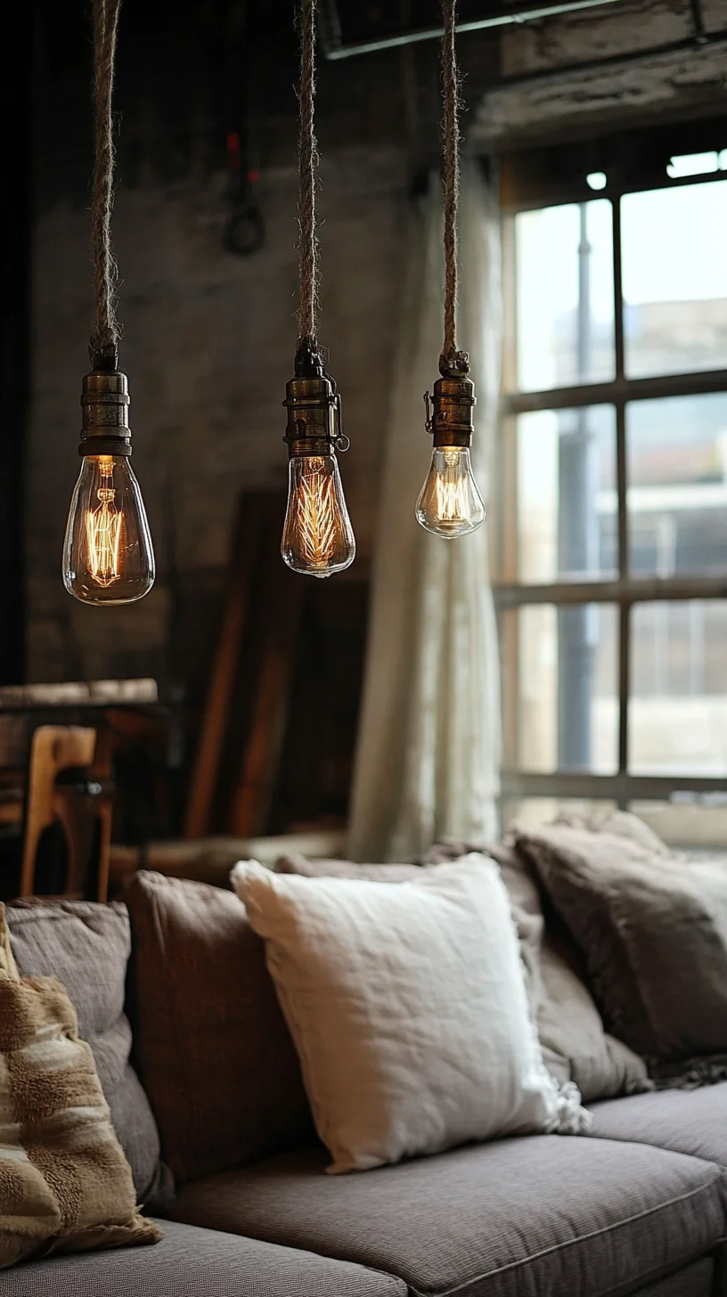 Illuminate Your Space: Rustic Elegance with Vintage Hanging Lights