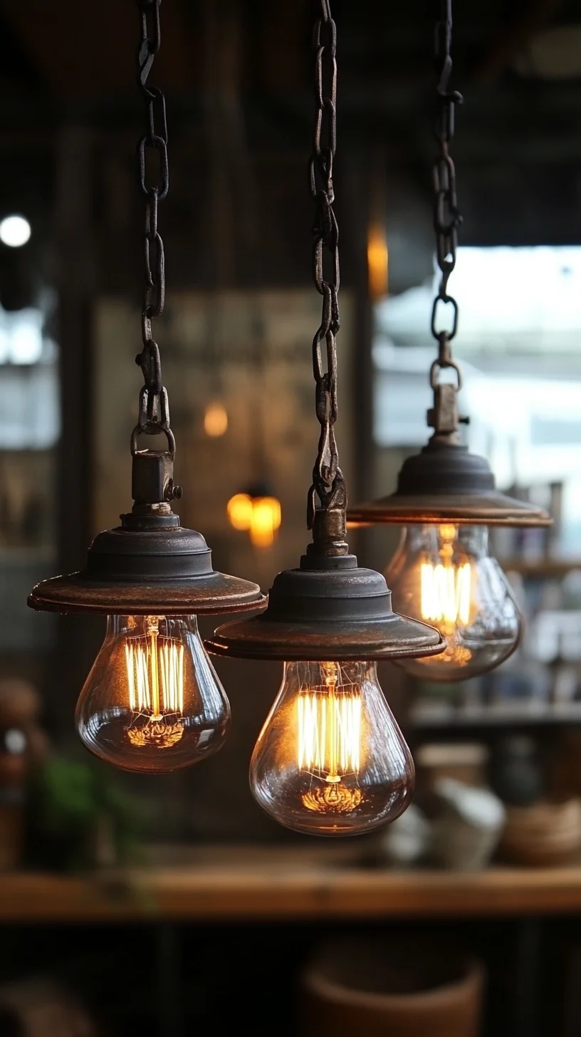 Illuminate Your Space with Rustic Industrial Pendant Lighting