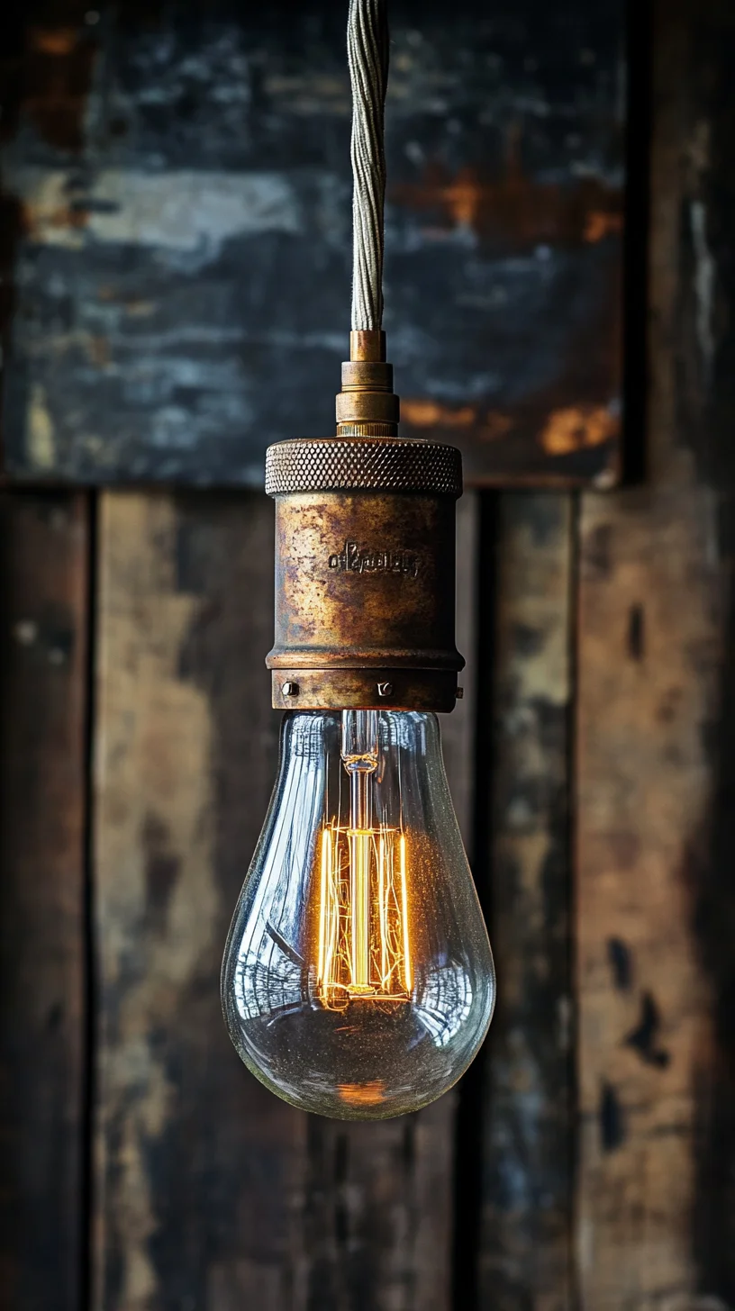 Illuminate Your Space with Vintage Edison Bulb Charm: A Perfect Blend of Retro and Modern