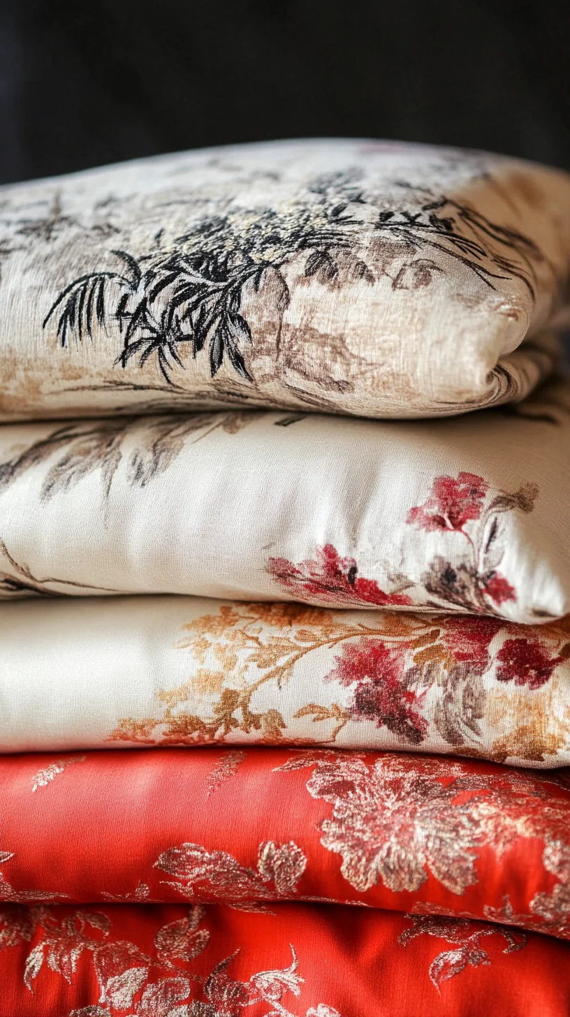 Luxe Layering: Elevate Your Space with Elegant Floral Textiles