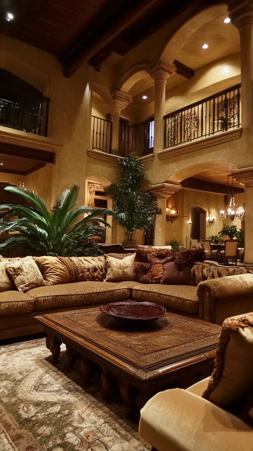 Luxurious Rustic Elegance: Transform Your Space with Warm Earthy Tones