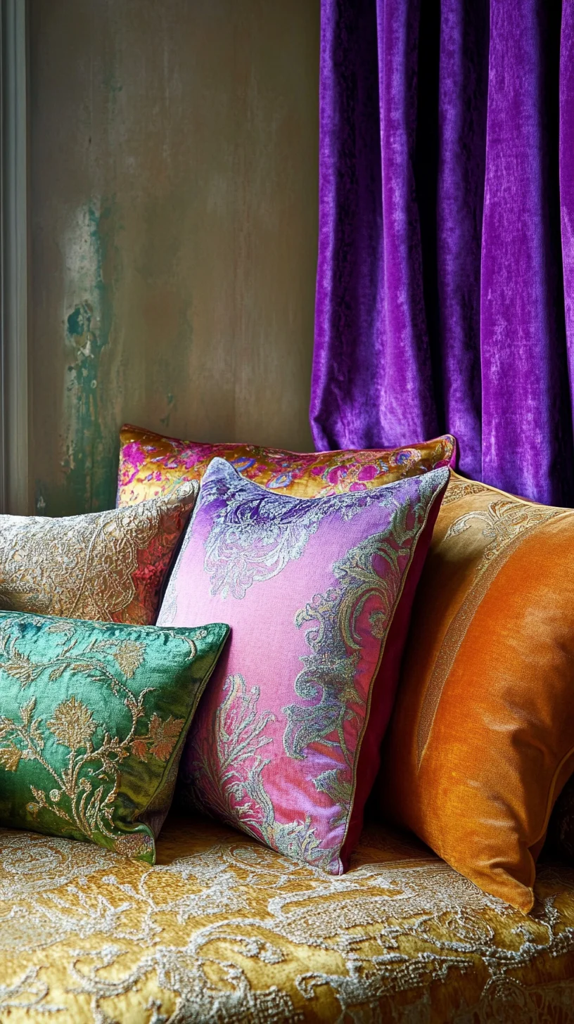 Luxurious Velvet Accents: Transform Your Space with Opulent Textures and Colors