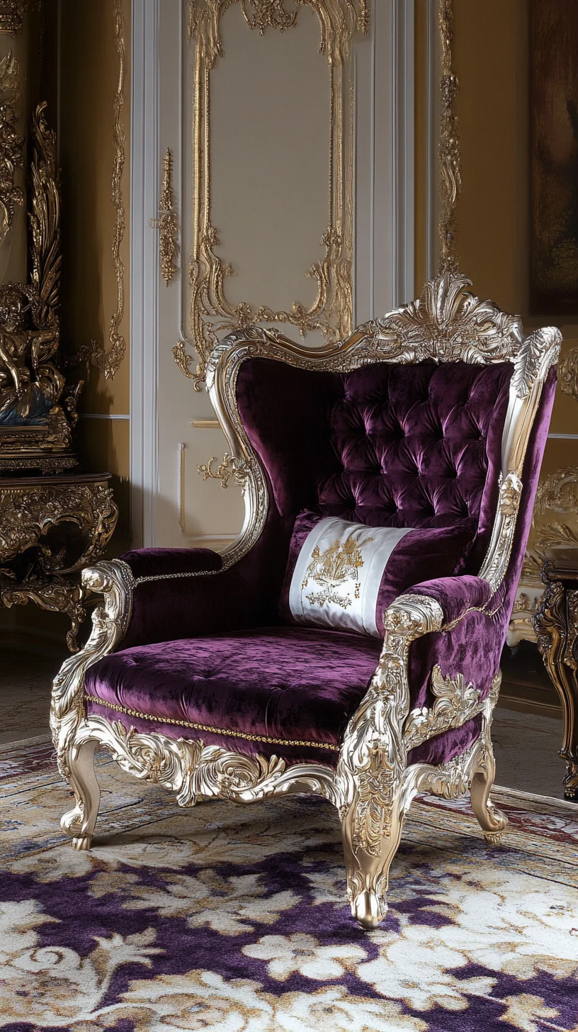 Luxurious Velvet: The Regal Charm of Purple Upholstery