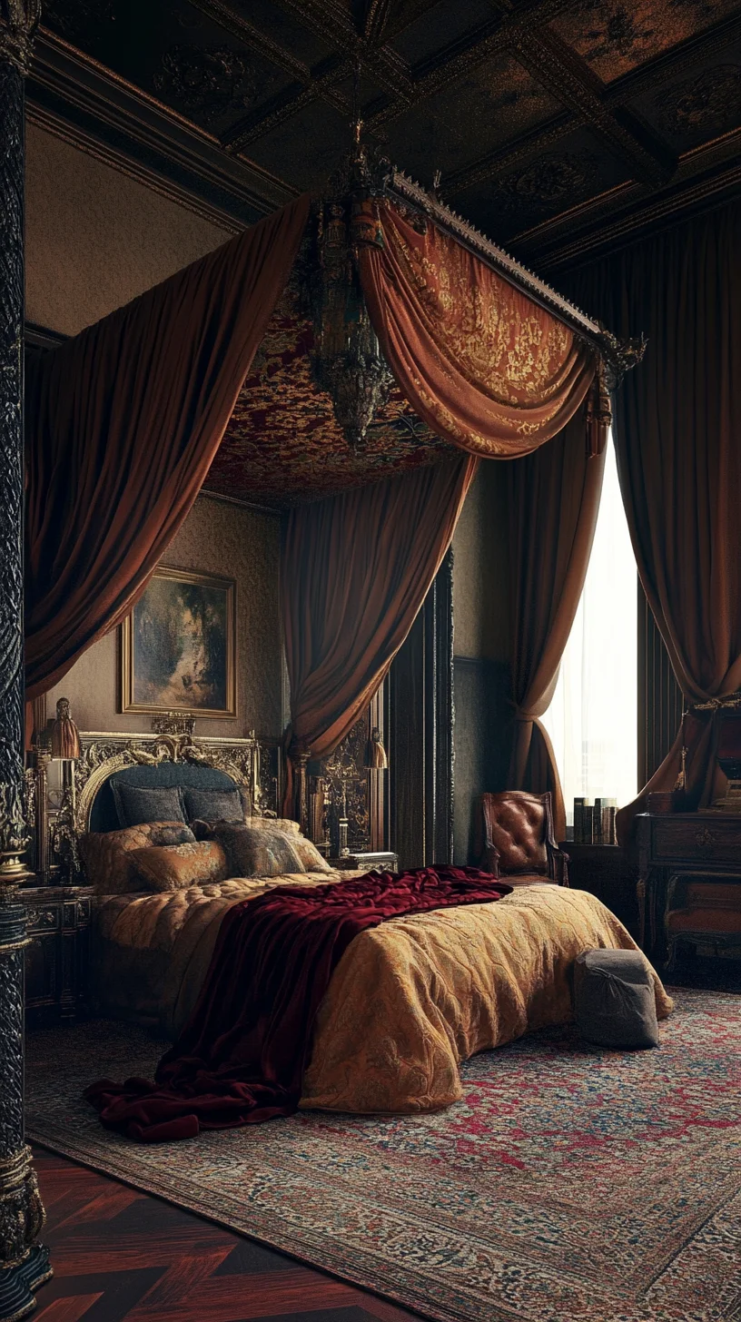 Luxurious Vintage Elegance: Transform Your Bedroom into a Royal Retreat