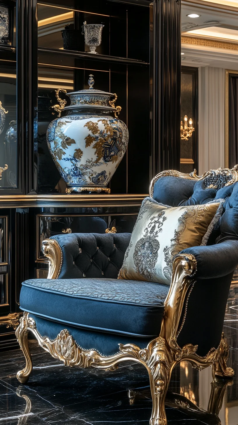 Luxurious Vintage Elegance: Transform Your Space with Opulent Accents