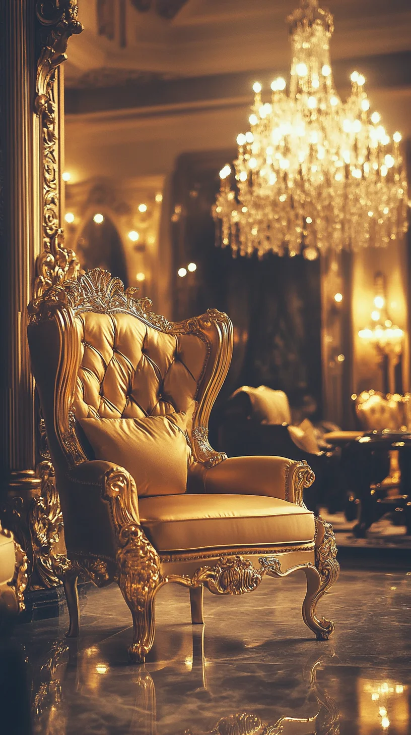 Luxurious Vintage Elegance: Transform Your Space with Opulent Gold Accents