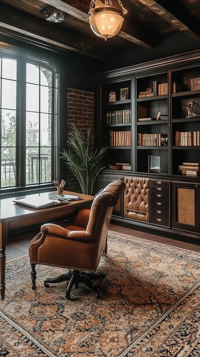 Luxurious Vintage Workspace: Elevate Your Home Office Aesthetic