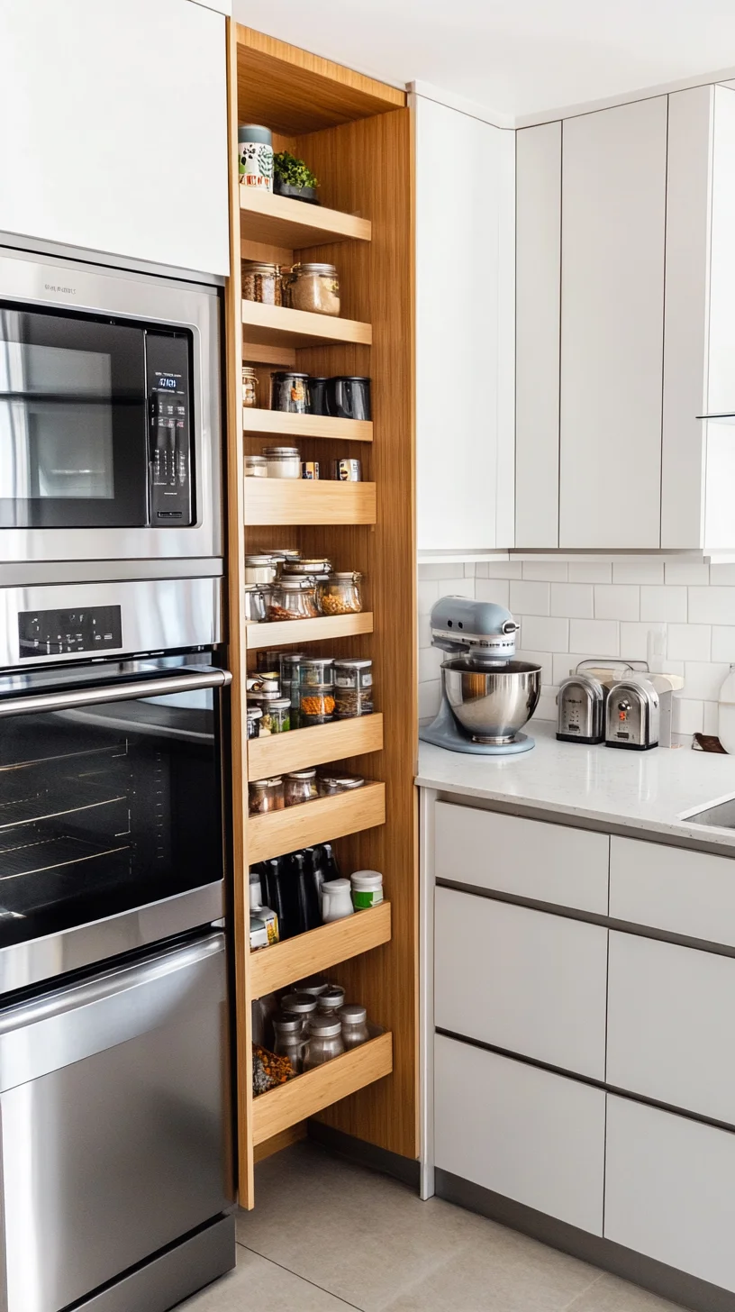 Maximize Space with Sleek Vertical Pantry Storage: The Ultimate Kitchen Style