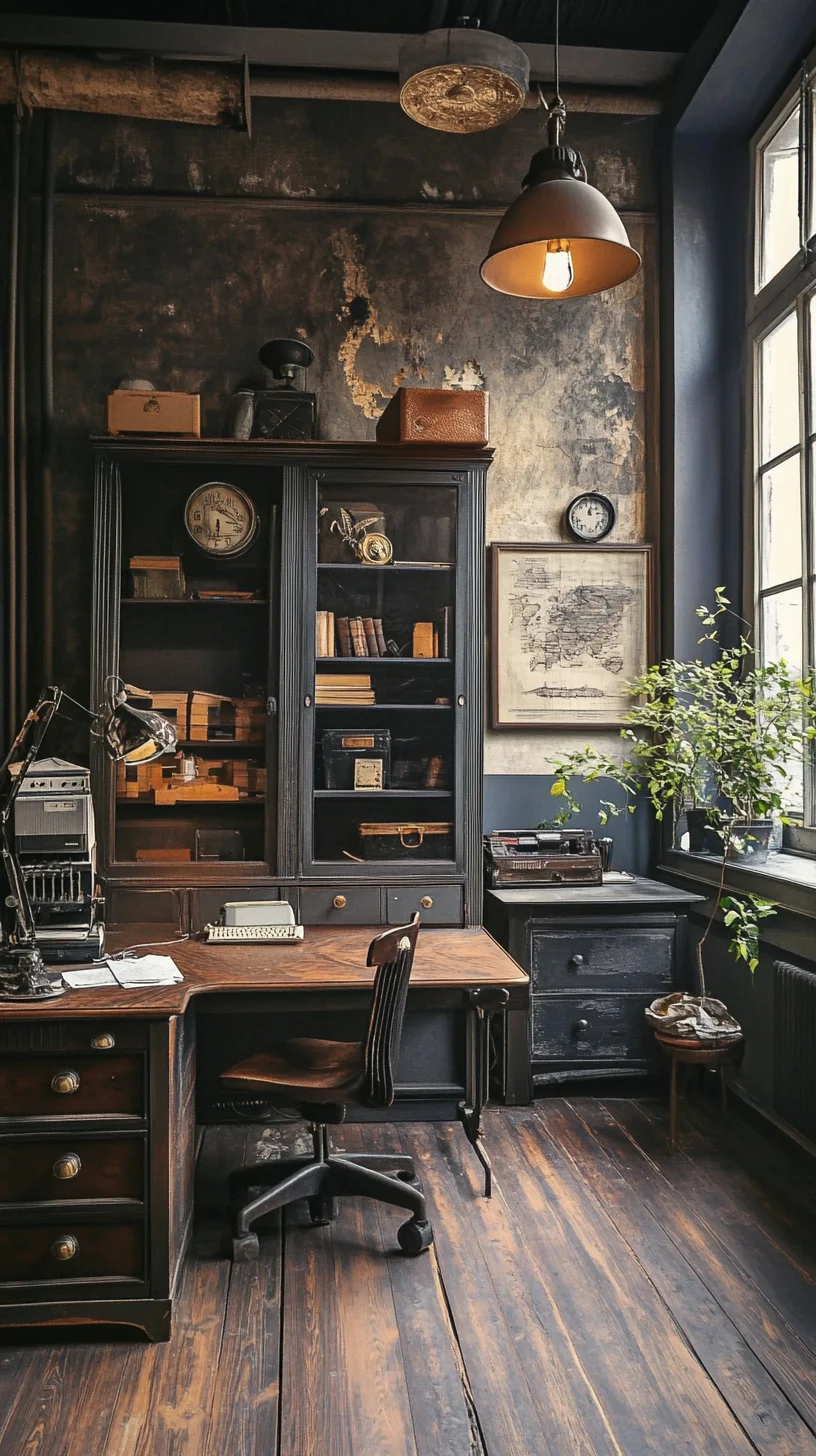 Modern Vintage Vibes: Creating a Timeless Workspace with Character