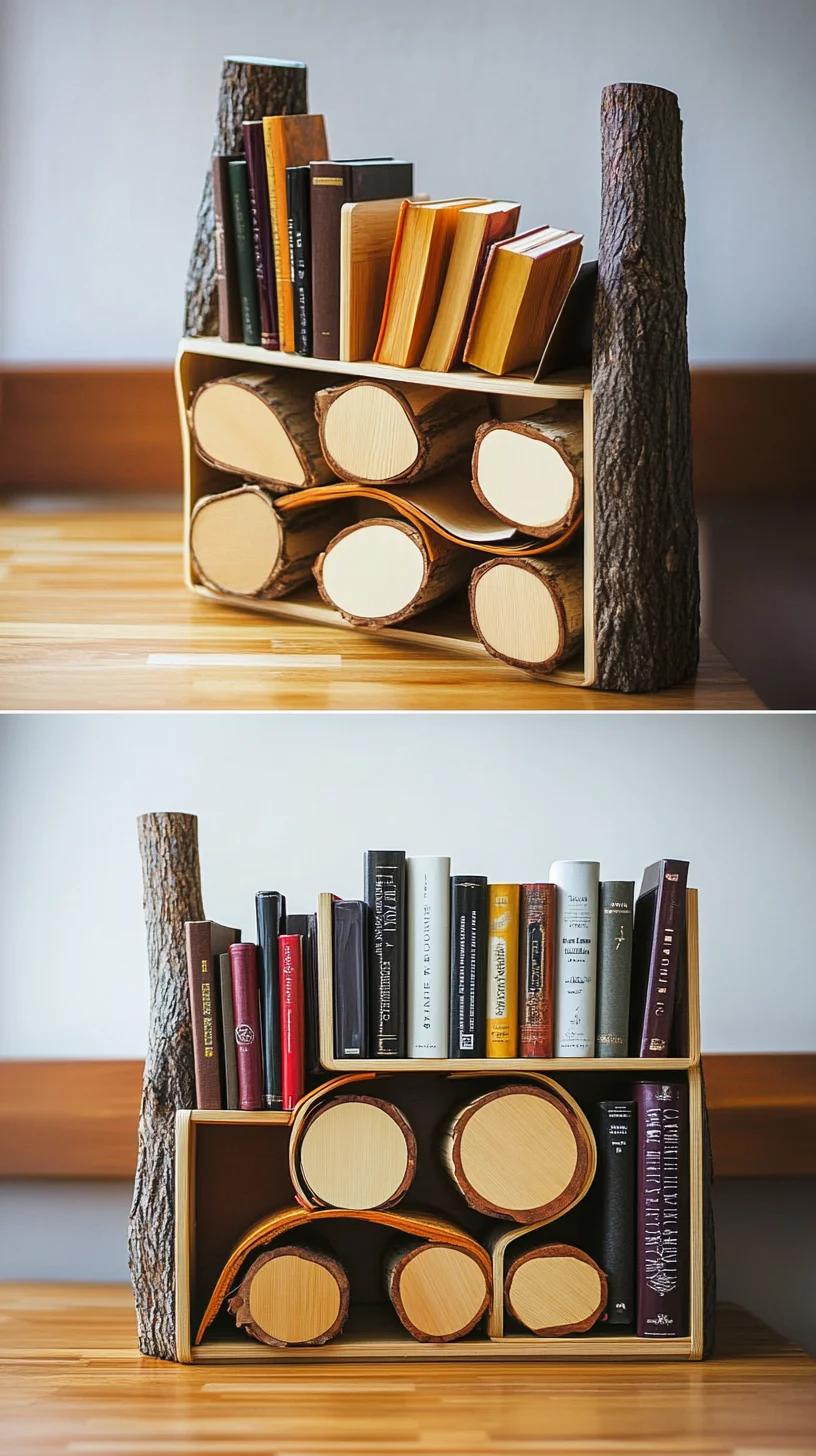 Nature-Inspired Book Nook: A Rustic Touch for Your Home Decor