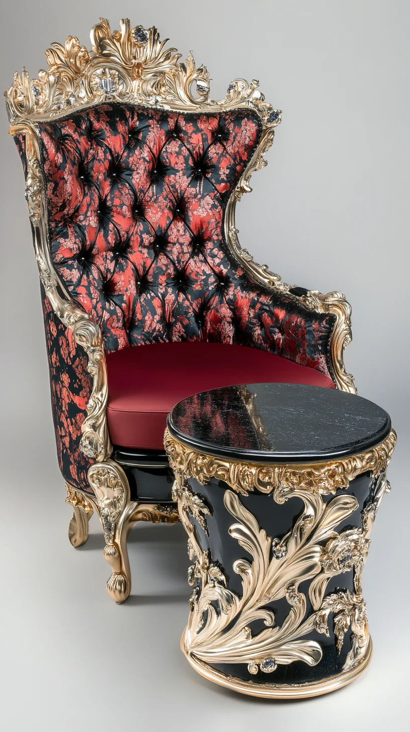 Opulent Baroque Glam: A Statement Chair That Transforms Any Space