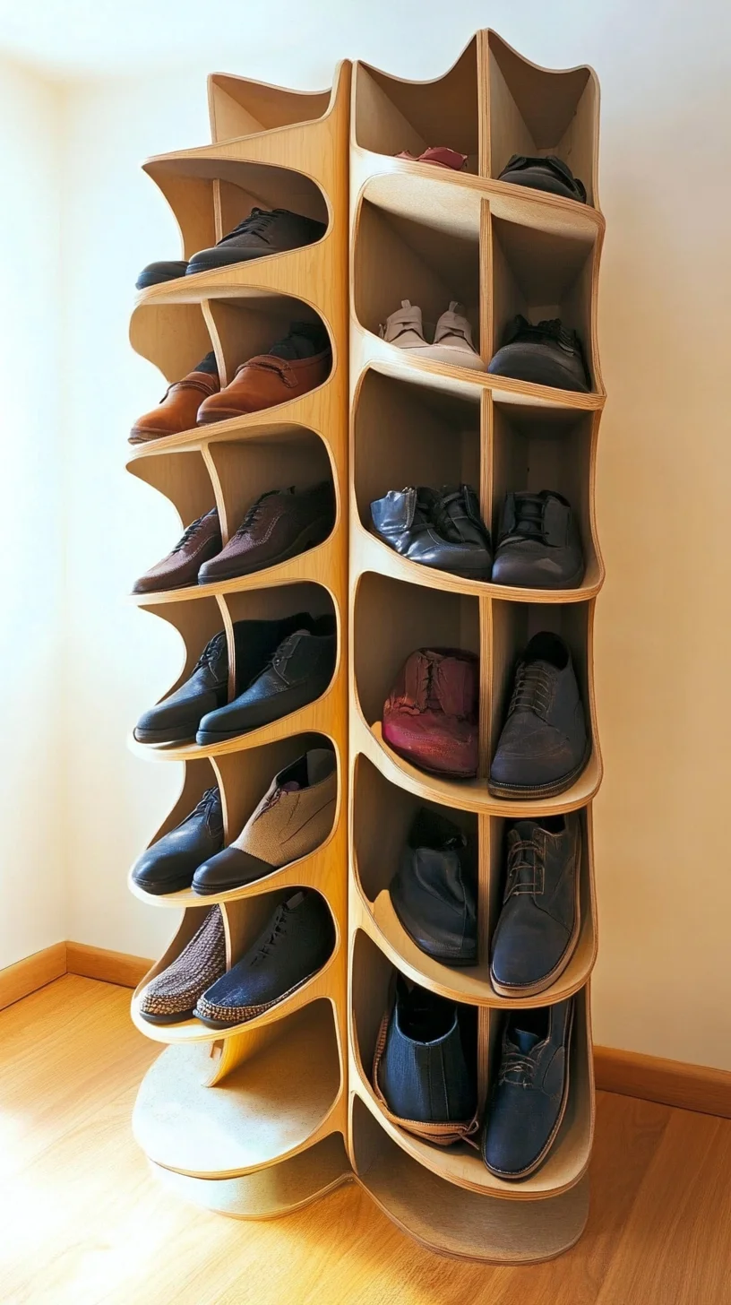 Organize in Style: The Elegant Curves of Modern Shoe Storage Solutions