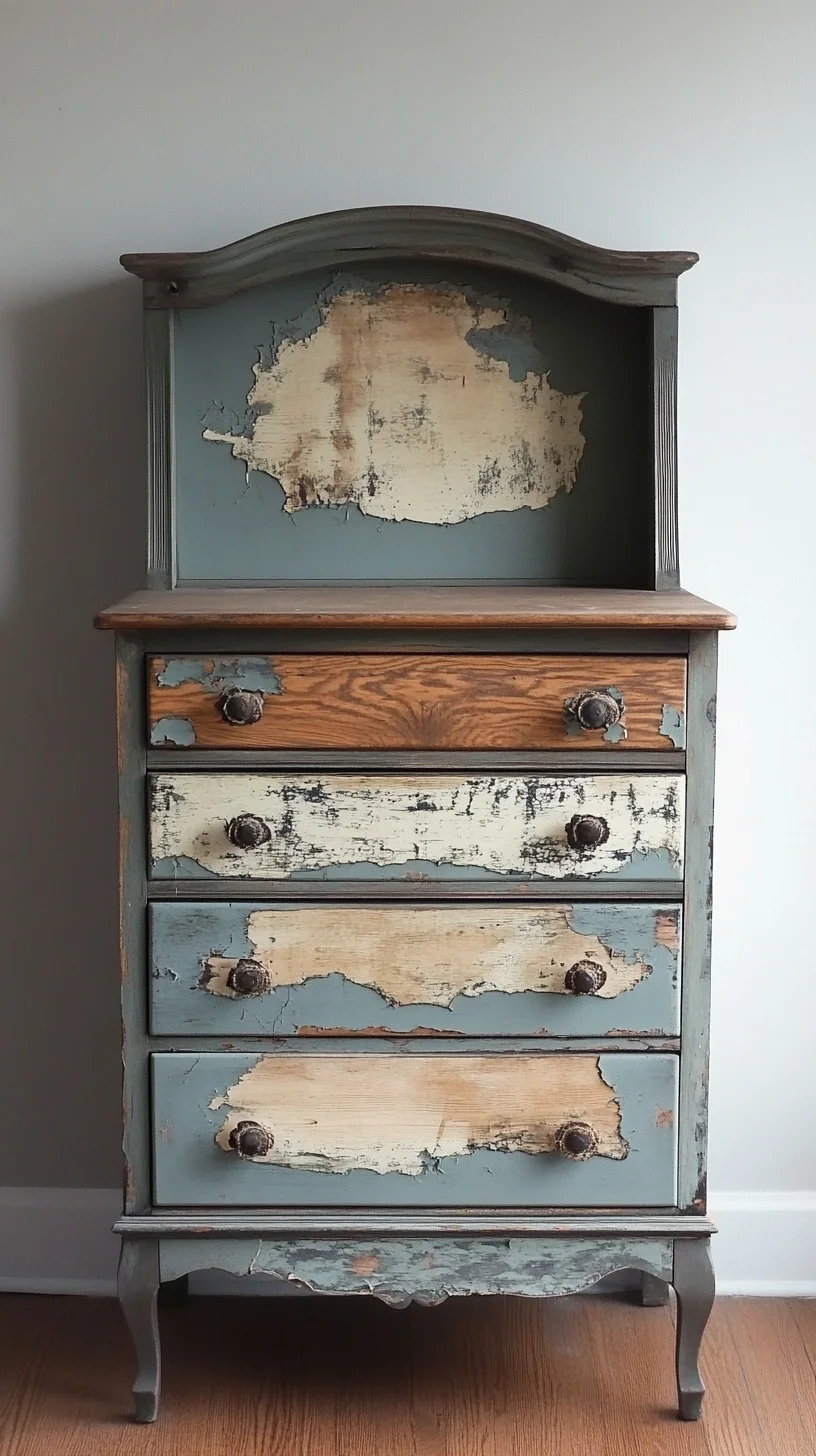 Revitalize Your Space with Charming Rustic Chic: The Perfect Distressed Dresser