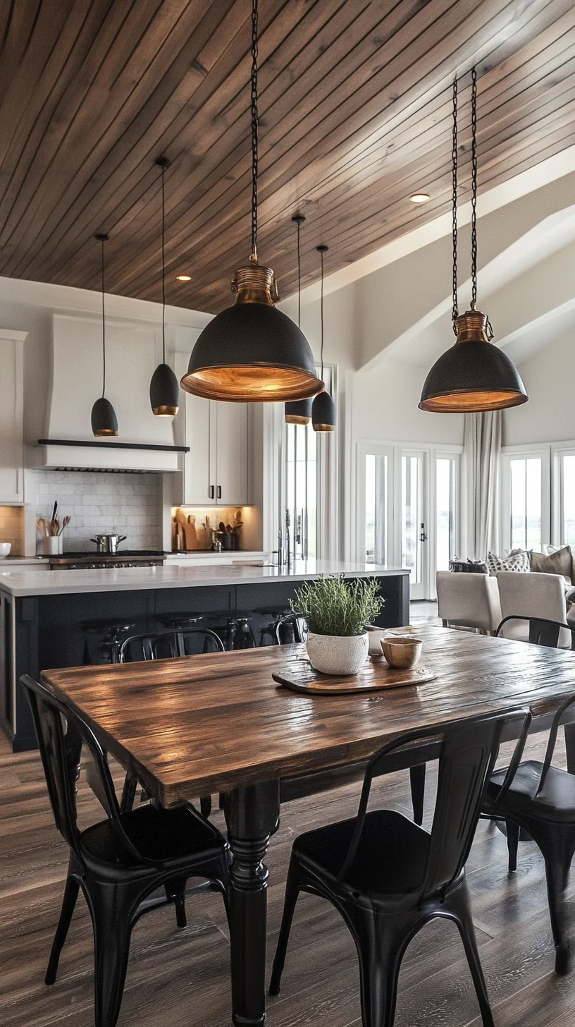 Rustic Elegance: Transform Your Kitchen with Warm Wood and Industrial Touches