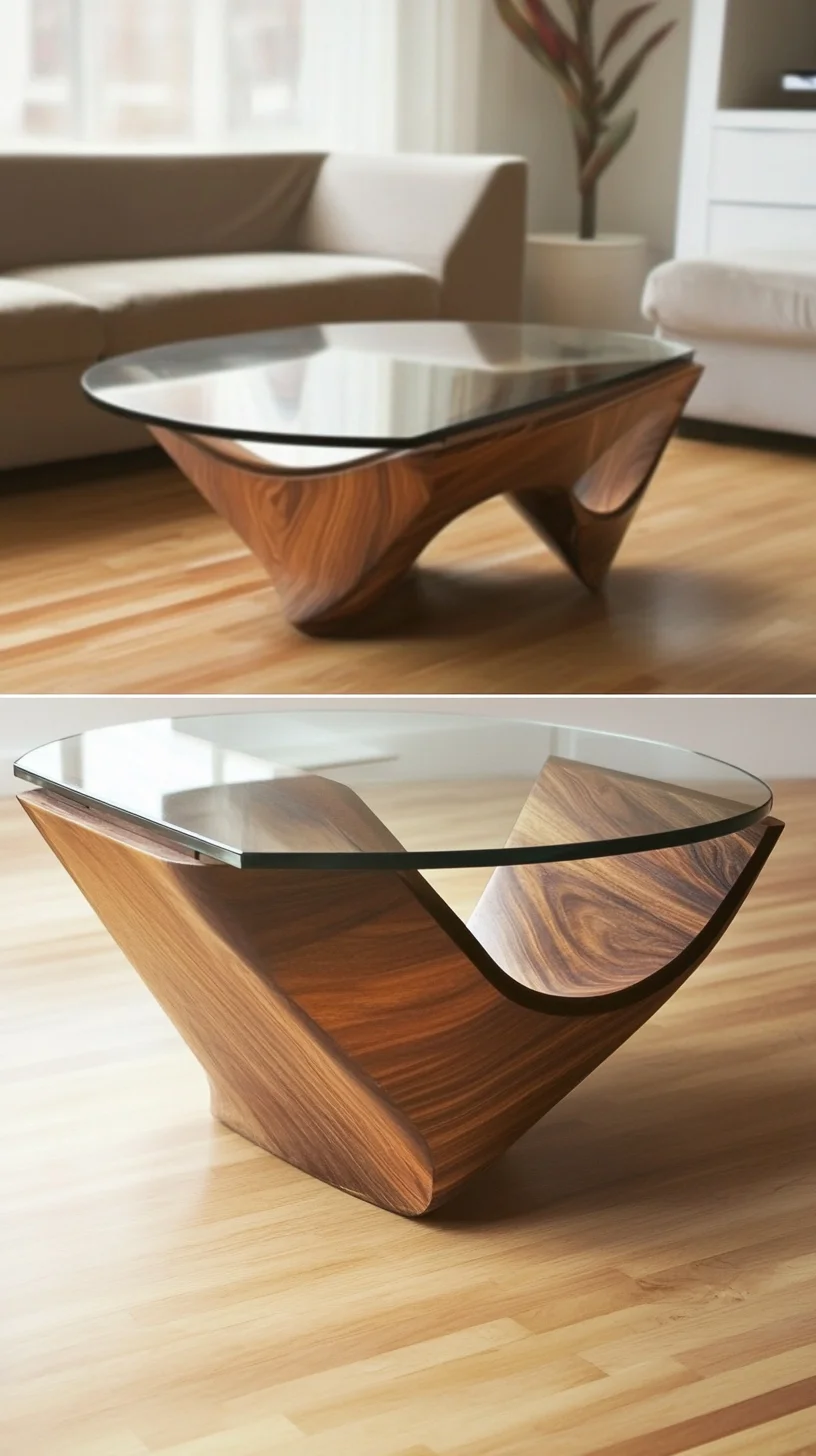 Sleek Curves and Natural Warmth: The Ultimate Modern Coffee Table Design