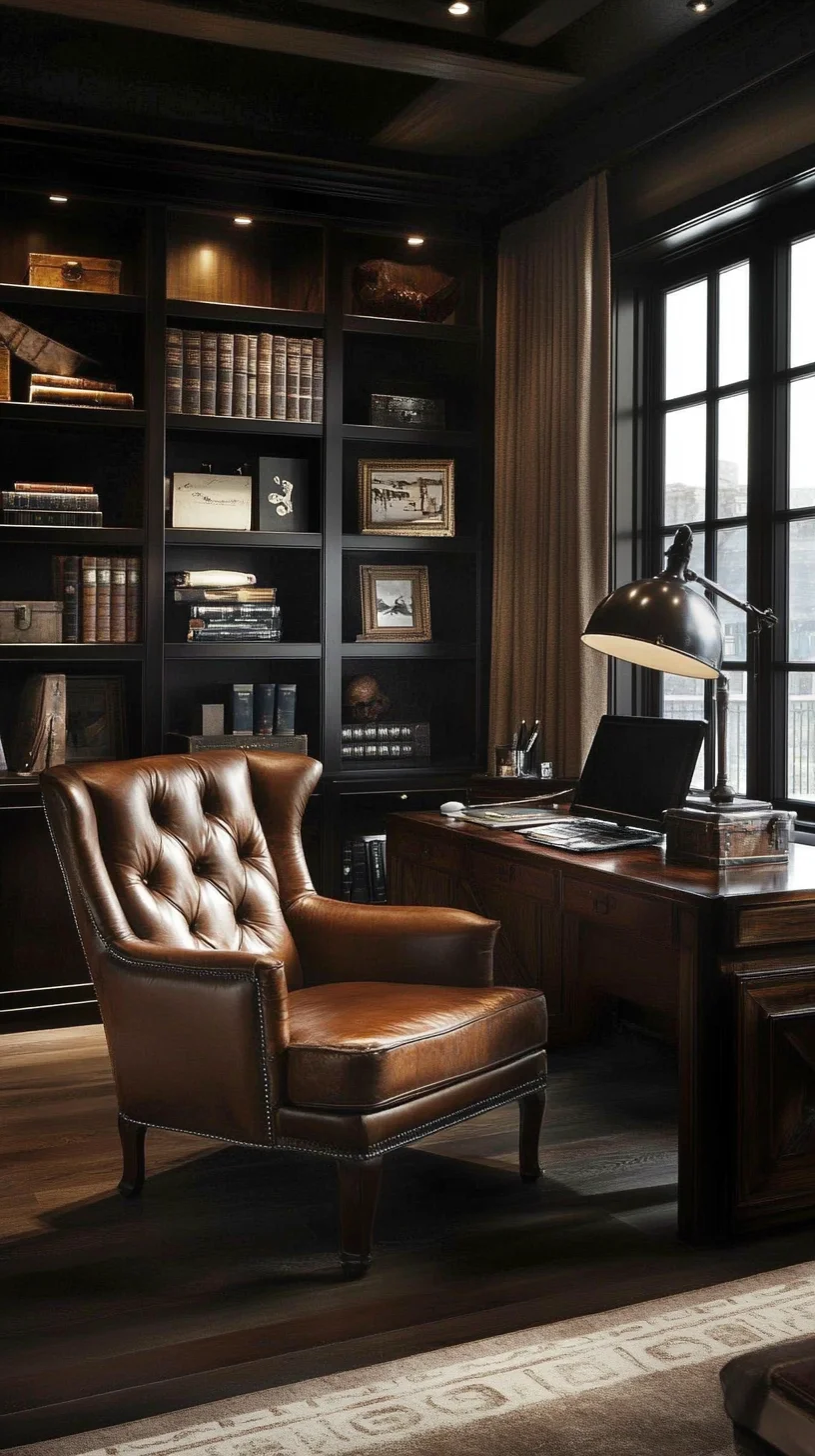 Timeless Elegance: The Classic Leather Chair for a Sophisticated Home Office