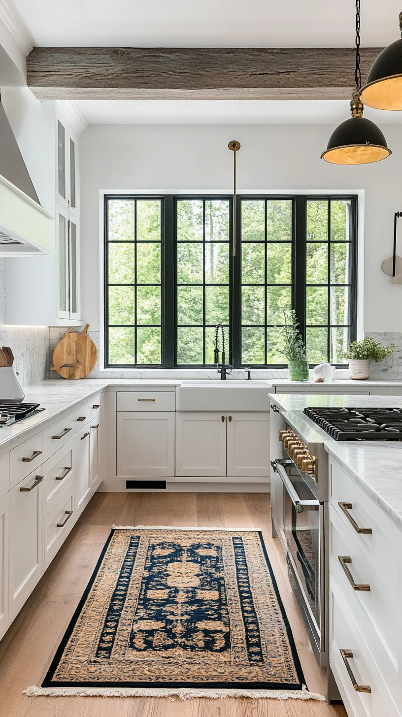 Timeless Elegance: Transform Your Kitchen with Classic Black and White Styling