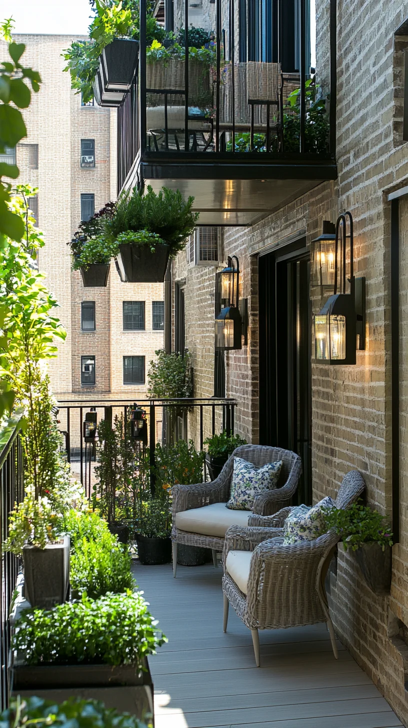 Transform Your Balcony into a Lush Urban Oasis with Greenery and Cozy Vibes