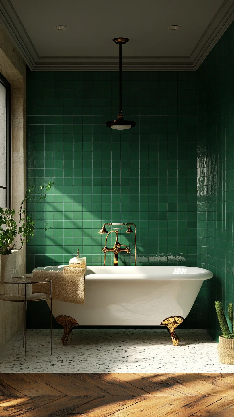 Transform Your Bathroom into a Green Oasis with Timeless Elegance