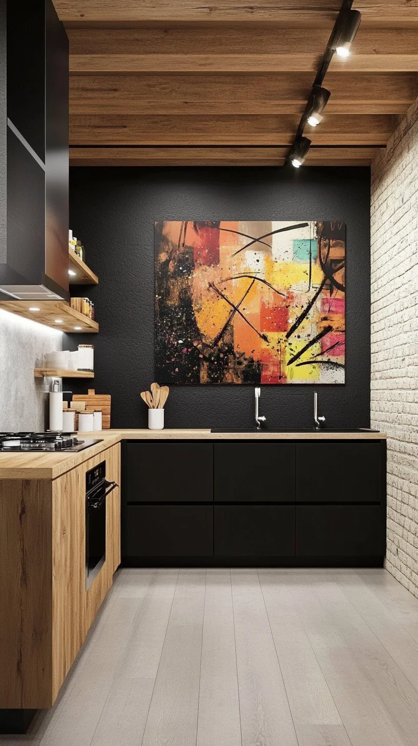 Transform Your Kitchen with a Bold, Modern Art-Inspired Look