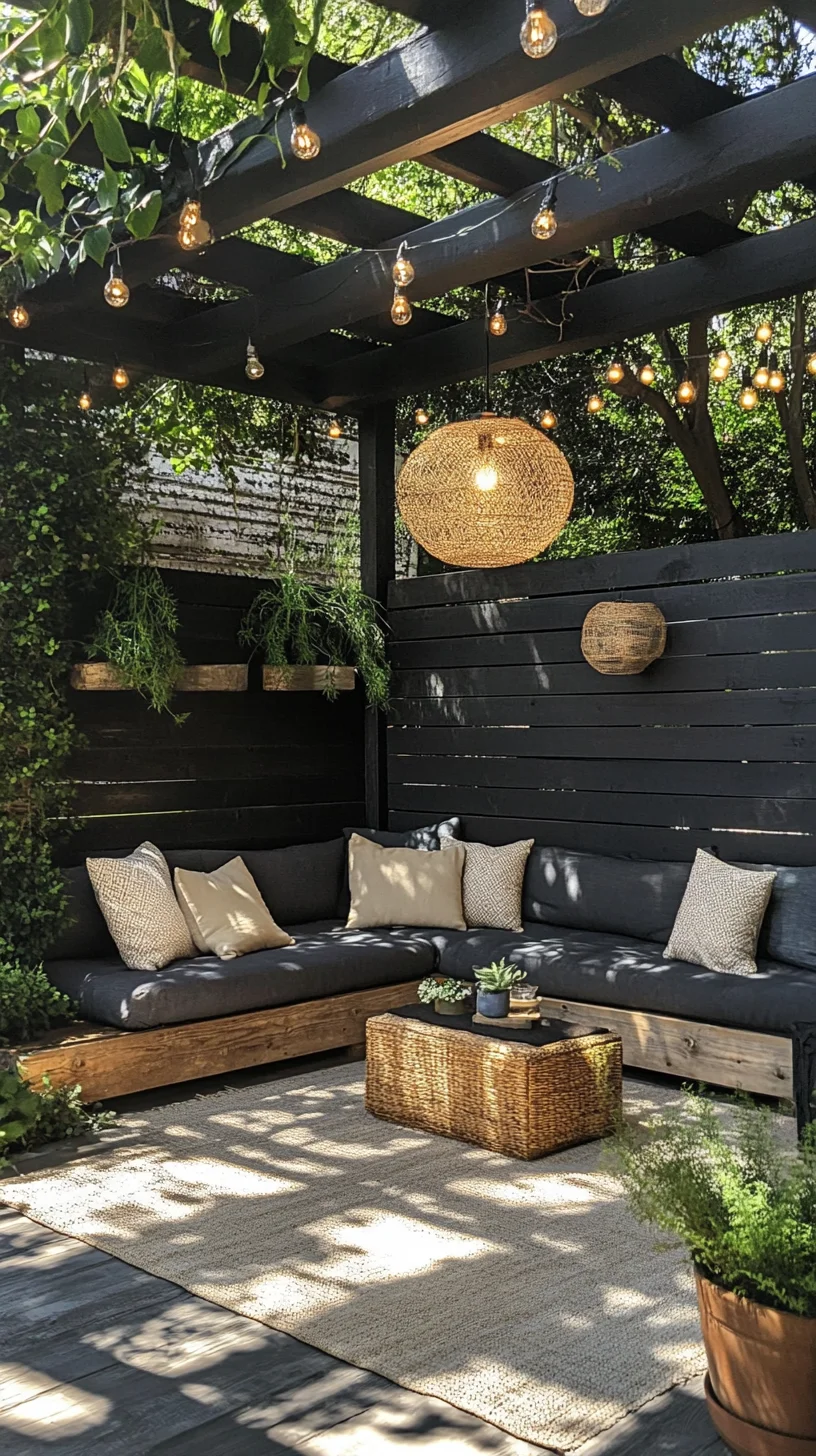 Transform Your Outdoor Oasis: Cozy Chic with Natural Vibes