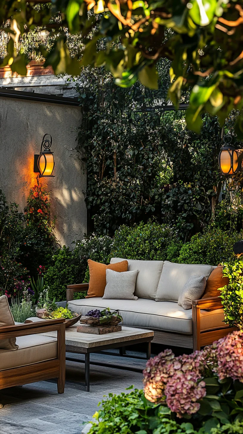 Transform Your Outdoor Oasis: Cozy Seating for Relaxed Evenings